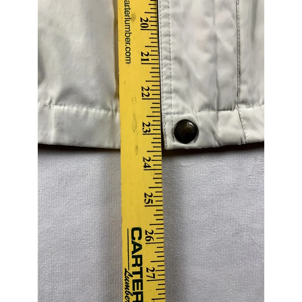 London Fog Windbreaker Jacket Mens Large Beige Lightweight Bomber 90s‎ Vintage